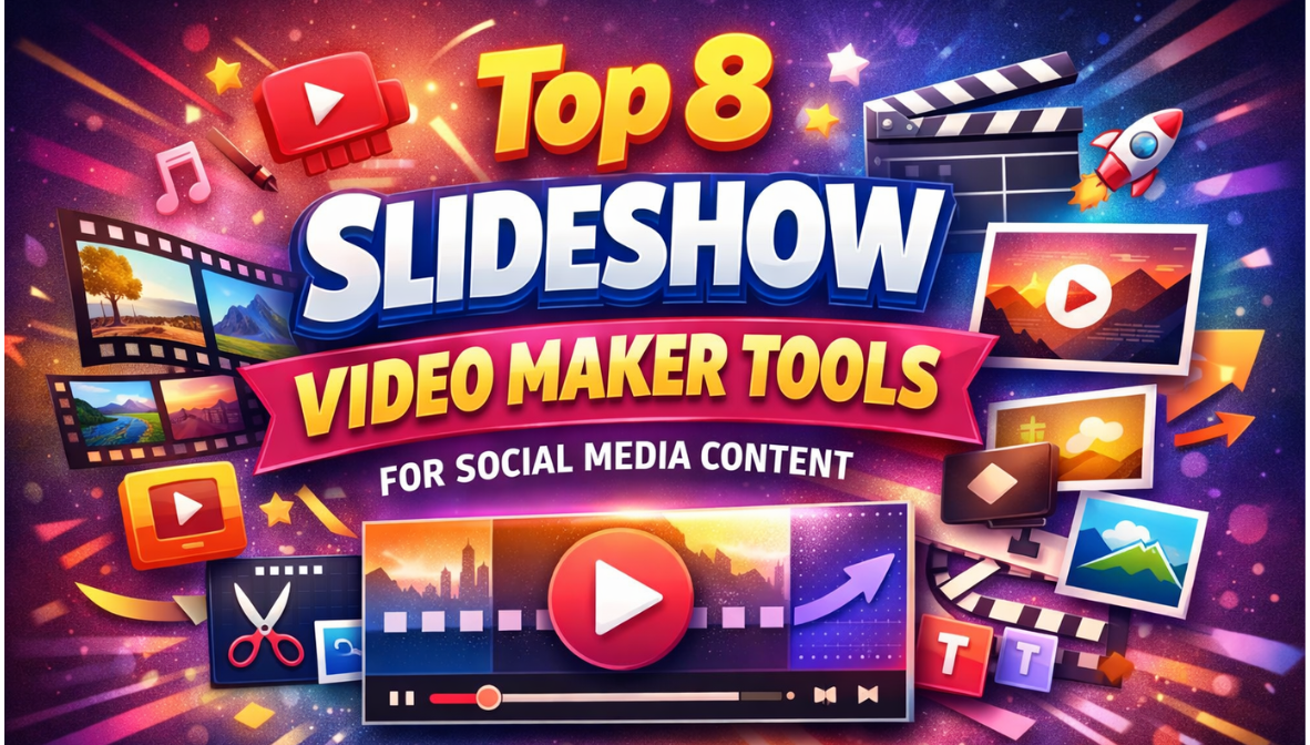 Top 8 Slideshow Video Maker Tools for Social Media Content