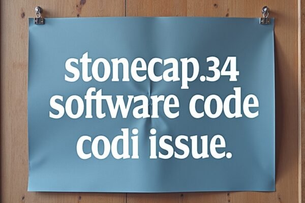 stonecap3.0.34 software code issue