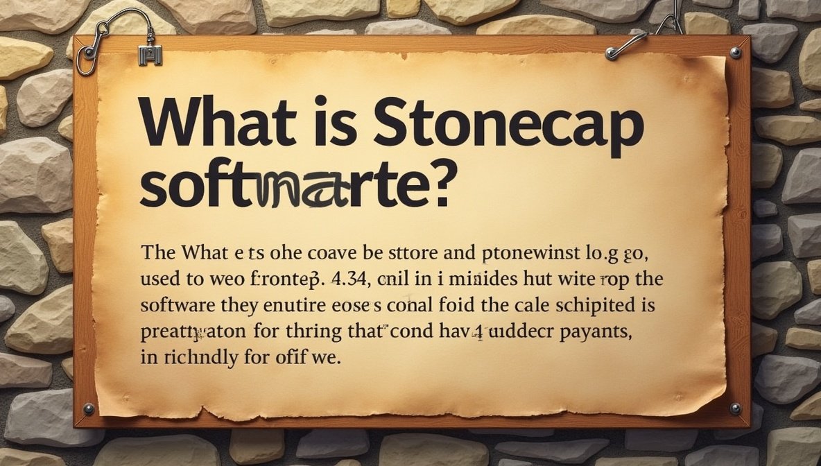 what is stonecap3.0.34 software used for