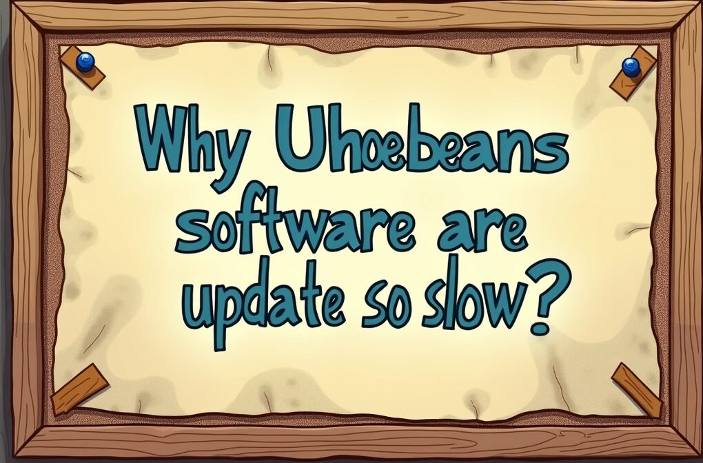 why is uhoebeans software update so slow