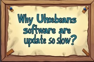 why is uhoebeans software update so slow