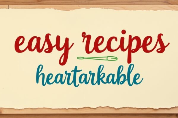 easy recipes heartarkable