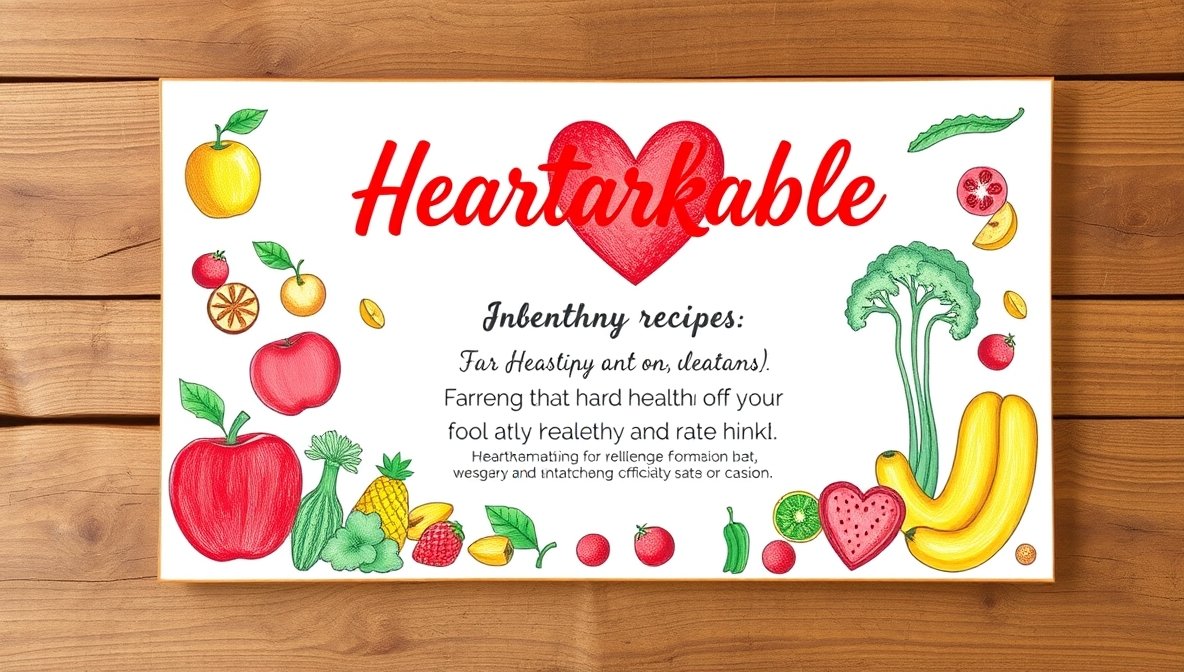 healthy recipes heartarkable