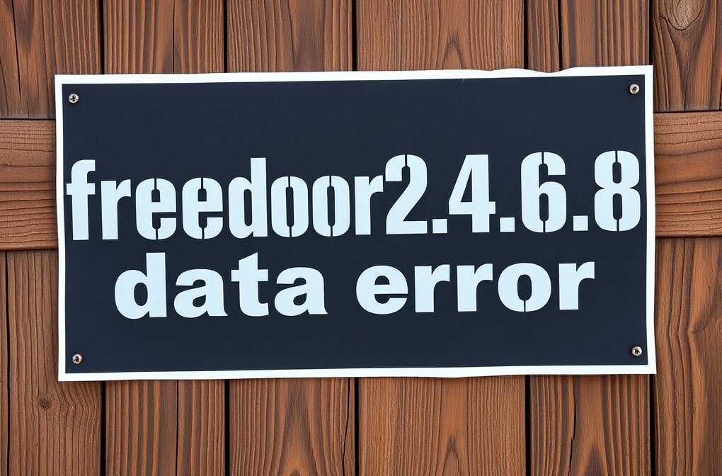 freedoor2.4.6.8 data error