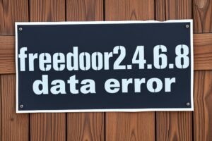 freedoor2.4.6.8 data error