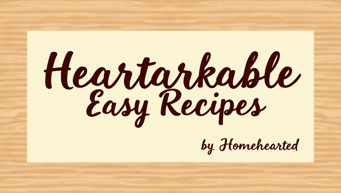 heartarkable easy recipes by homehearted