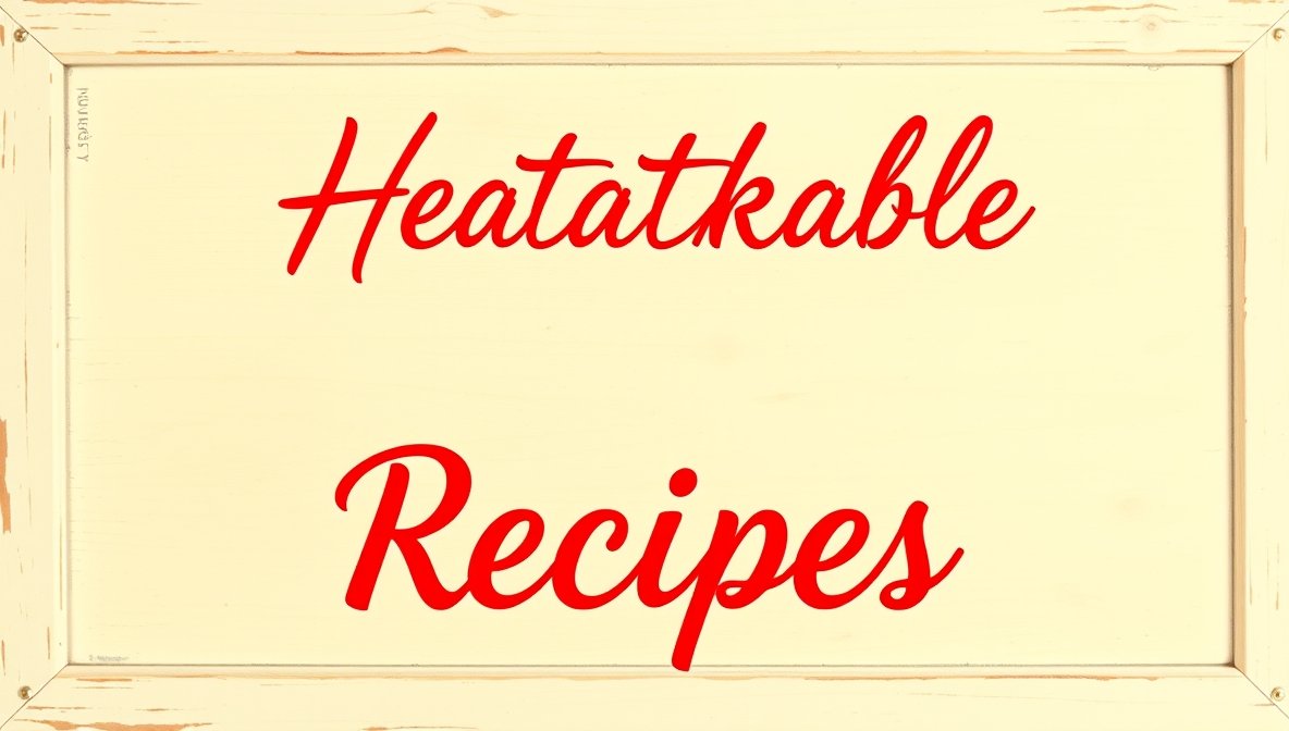 recipes heartarkable