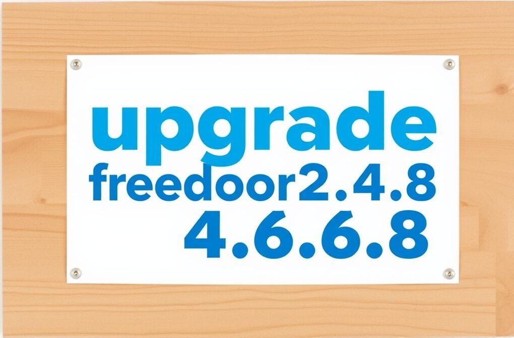 upgrade freedoor2.4.6.8