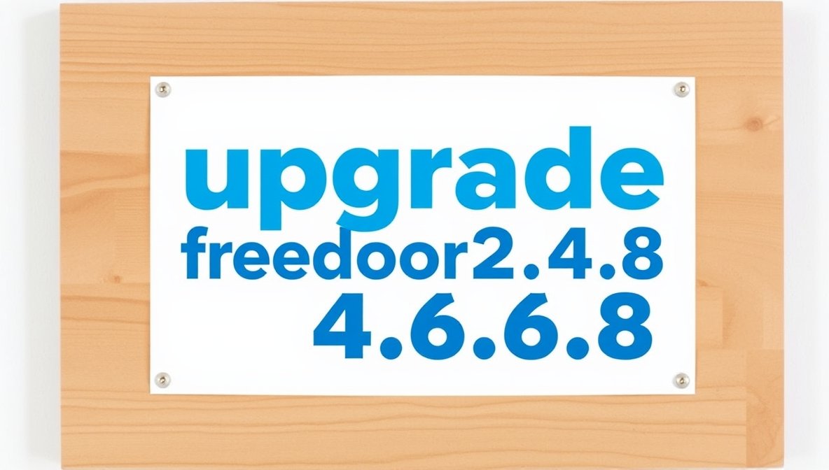 upgrade freedoor2.4.6.8